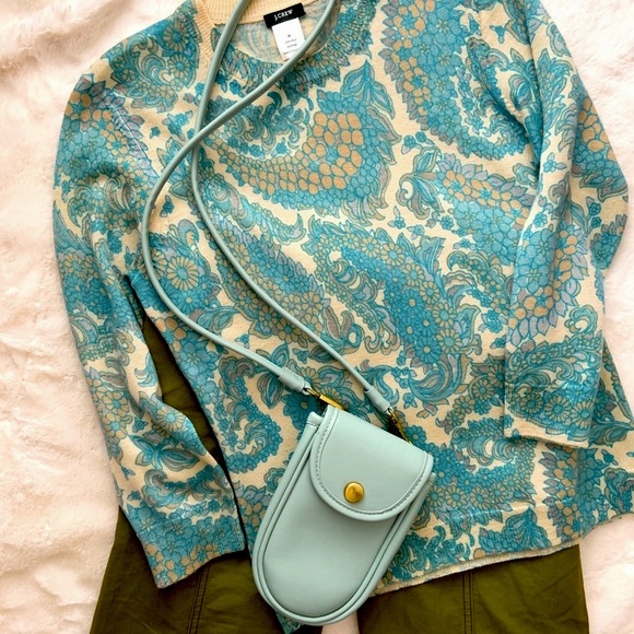 Anthropologie Mini Crossbody Soft Mint/Seafoam/Celadon Green - Picture 2 of 12